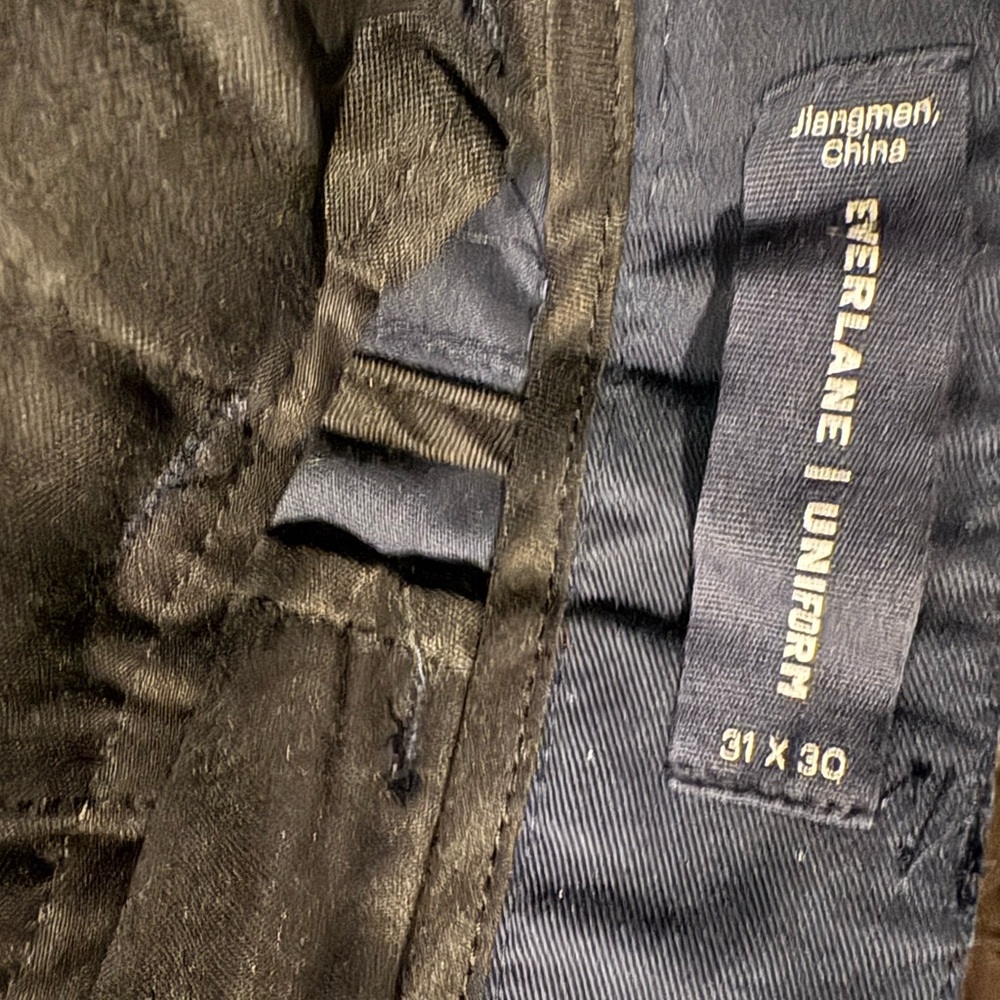 Everlane Men's Dark Blue Chinos - Picture 3 of 3